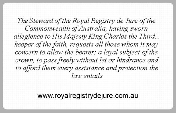 Commonwealth Subject Identification - Back