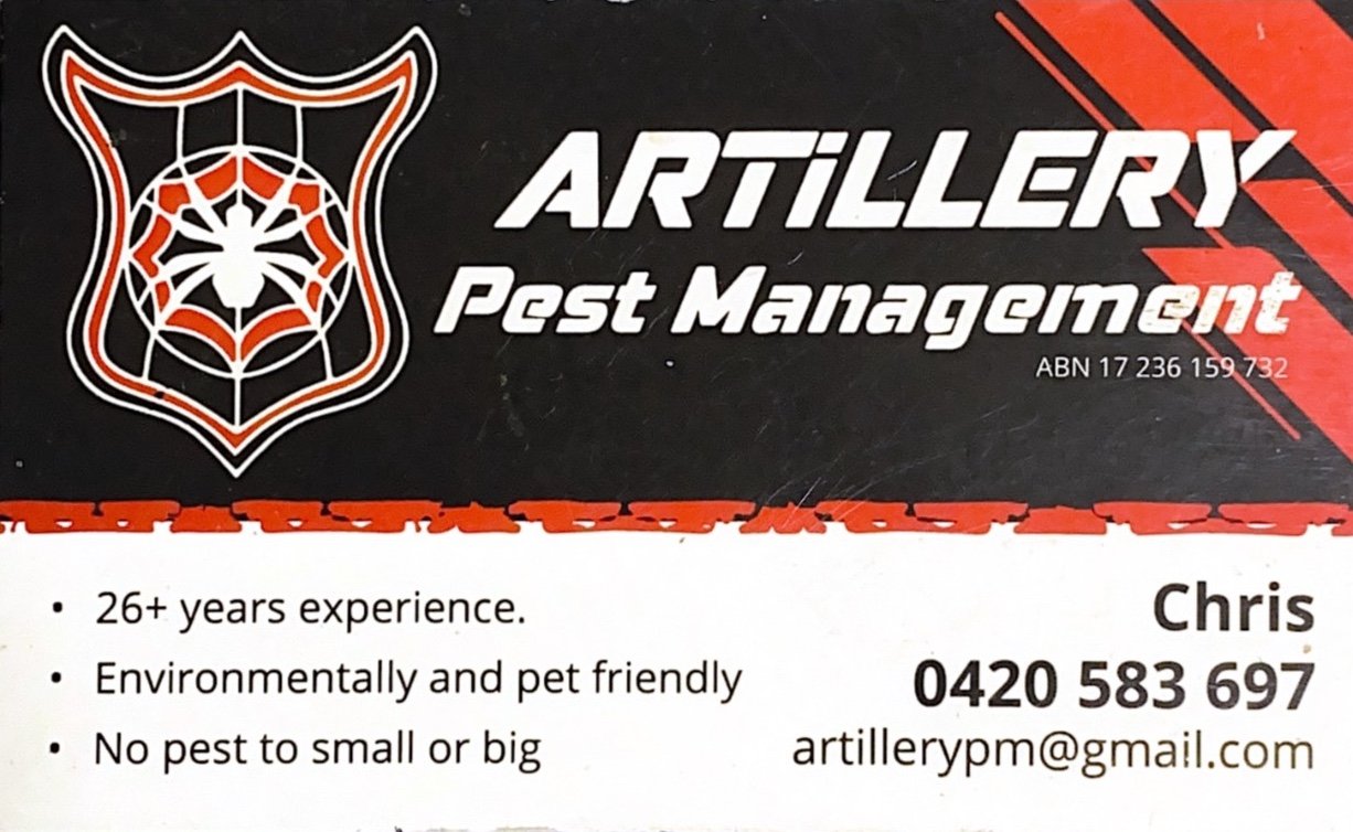 Artillery pest management