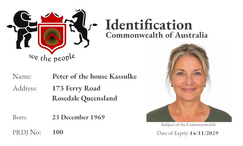 PRDJ Identification Card Front